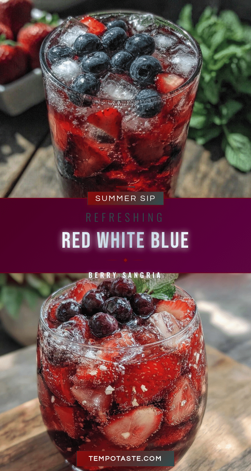 red white and blue sangria recipe