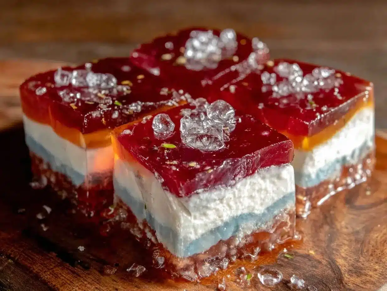 red white blue vodka jello shots preparation steps