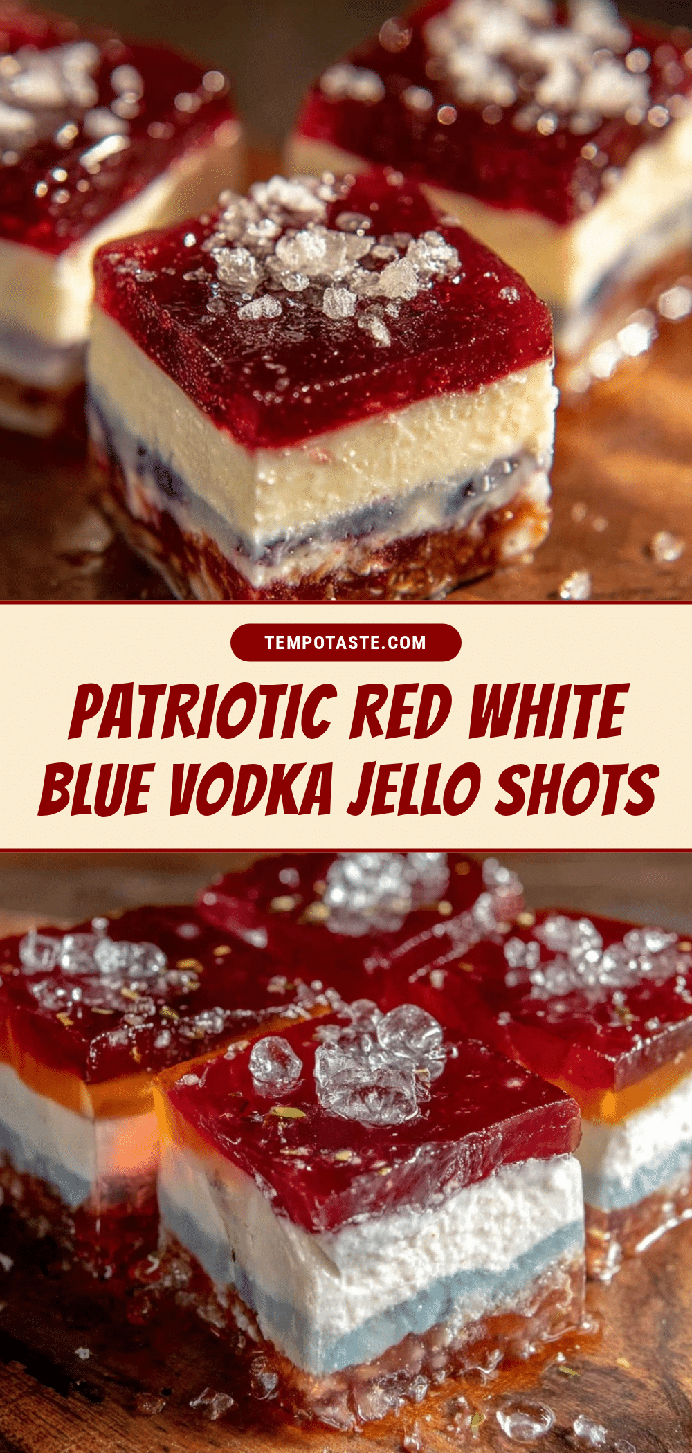 red white blue vodka jello shots recipe