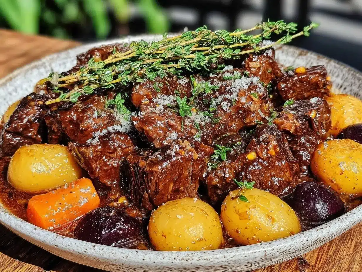 slow cooker beef stew preparation steps