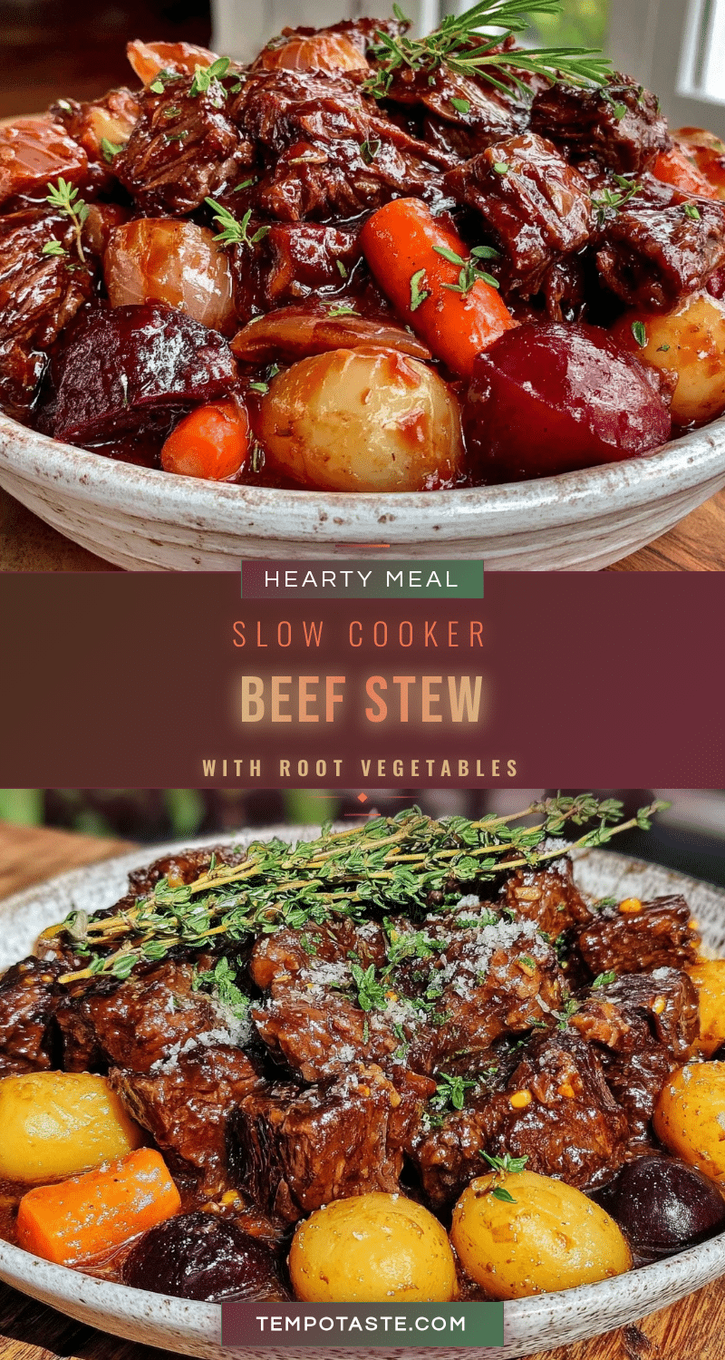slow cooker beef stew recipe