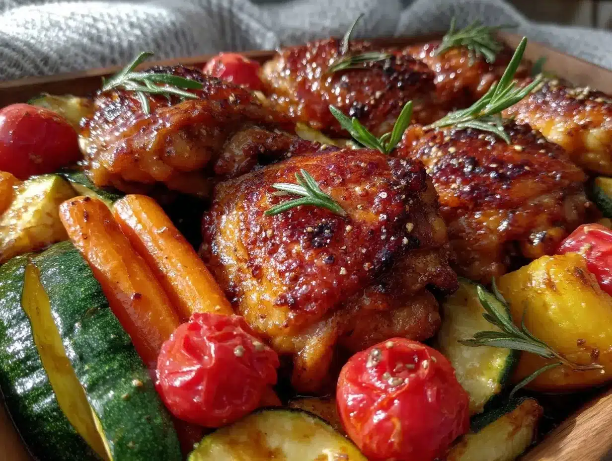 summer sheet pan dinner preparation steps