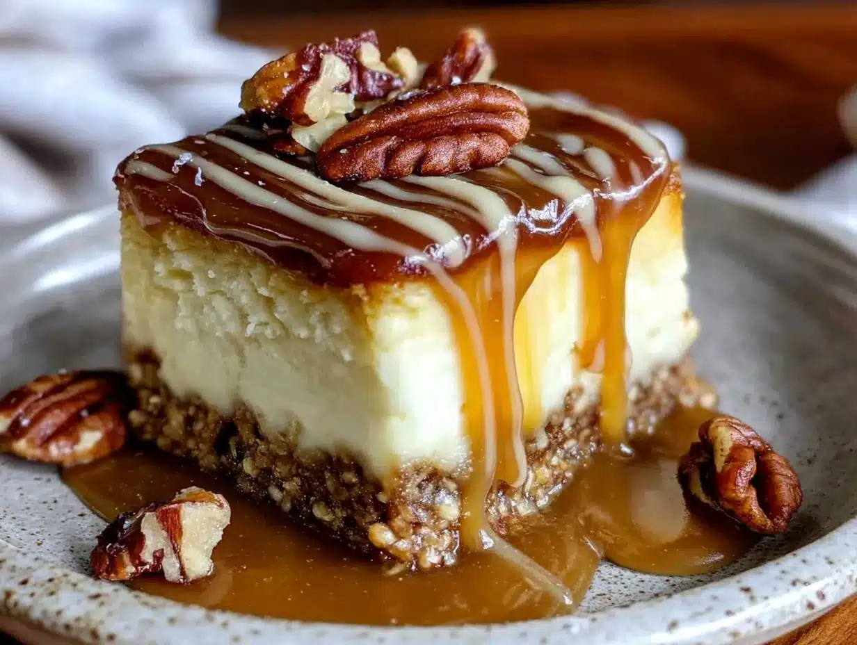 whiskey caramel cheesecake preparation steps