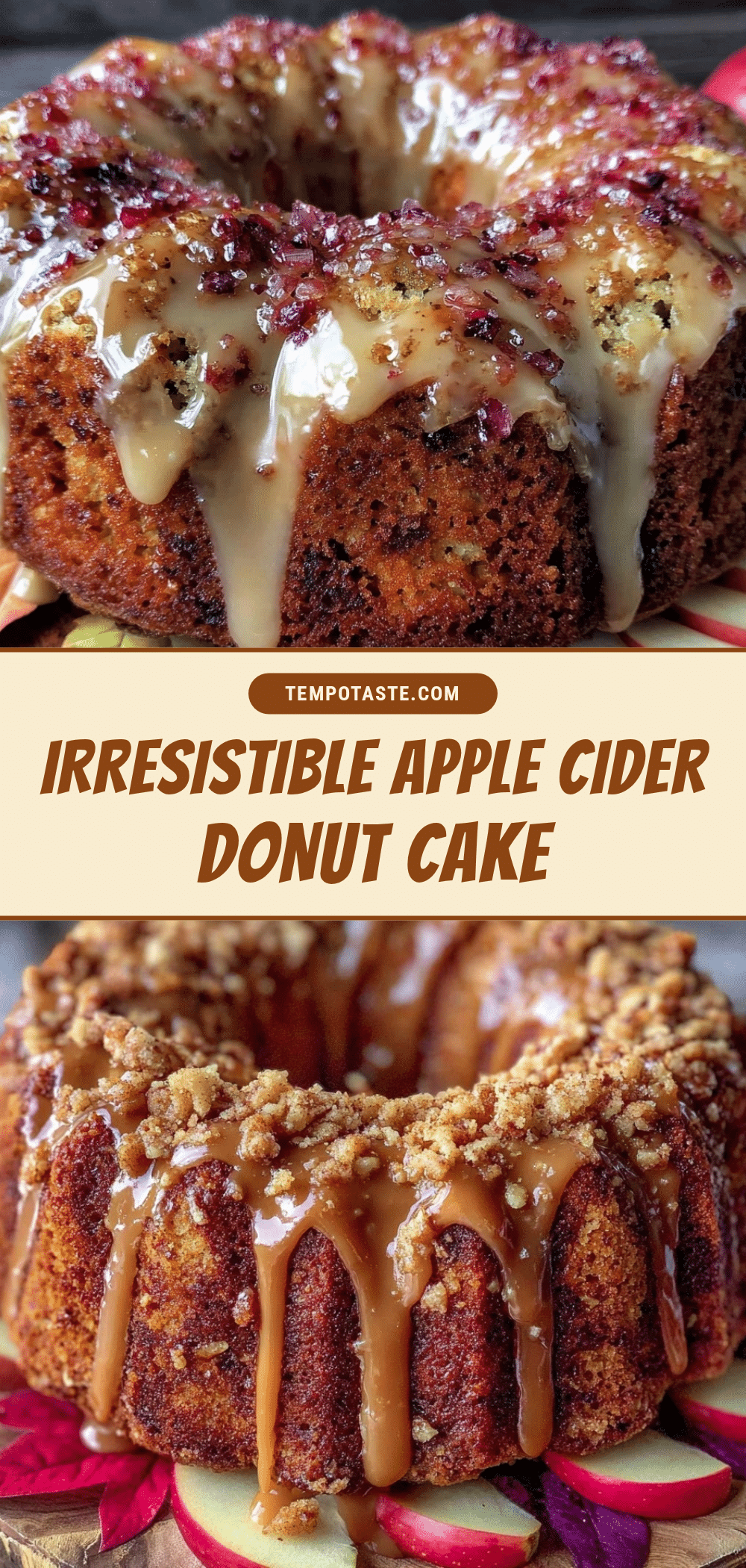 apple cider donut cake recipe