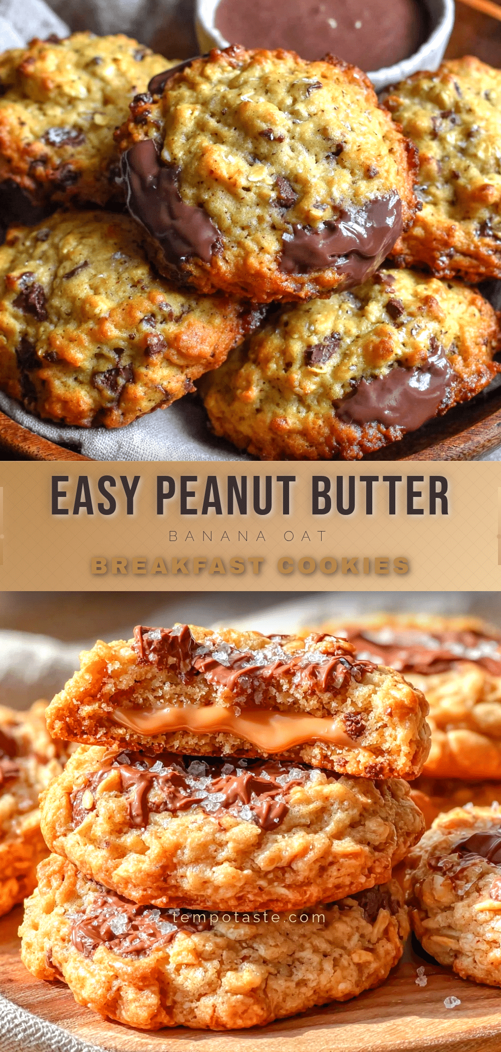 banana oat breakfast cookies recipe