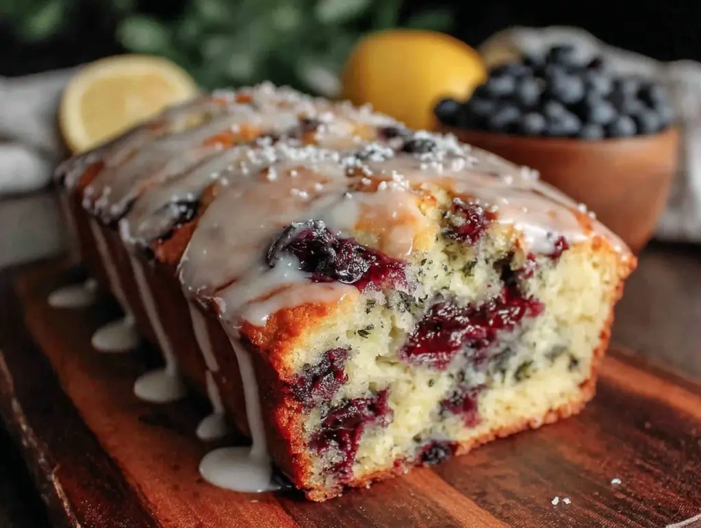 blueberry zucchini bread - featured image