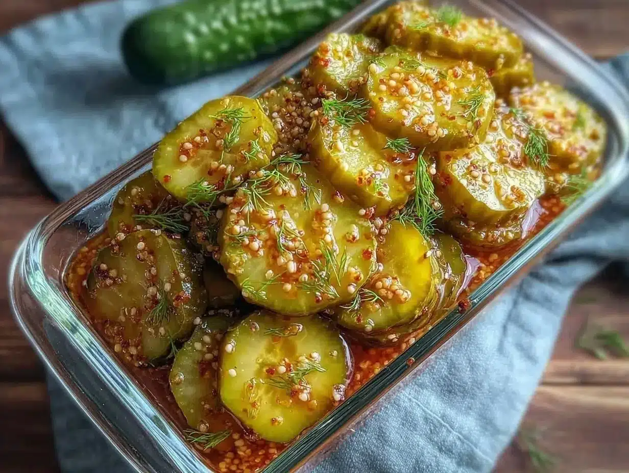 bread and butter refrigerator pickle chips preparation steps