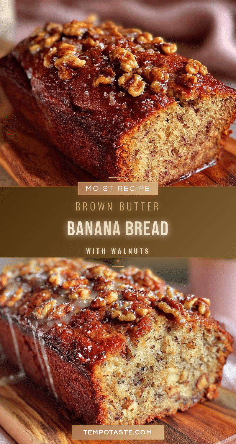 brown butter banana bread recipe