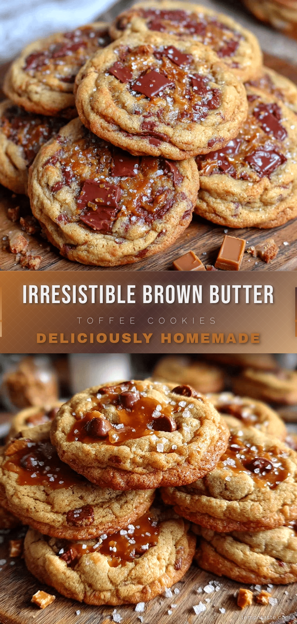 brown butter toffee chocolate chip cookies recipe