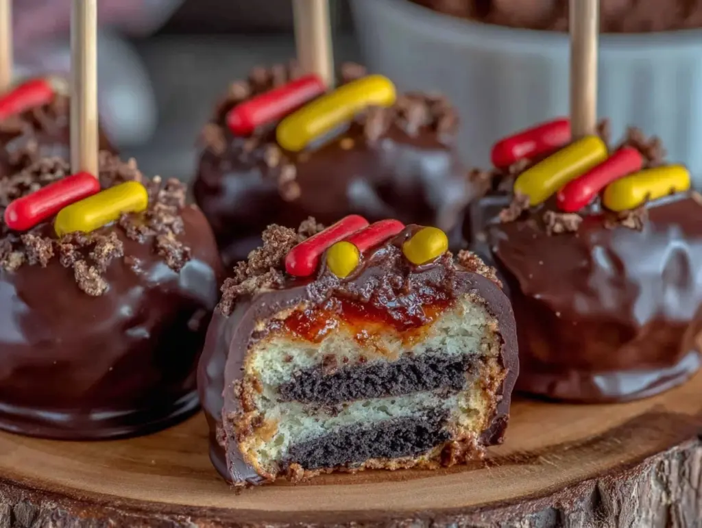 Chocolate Dipped Pencil Oreo Pops - featured image