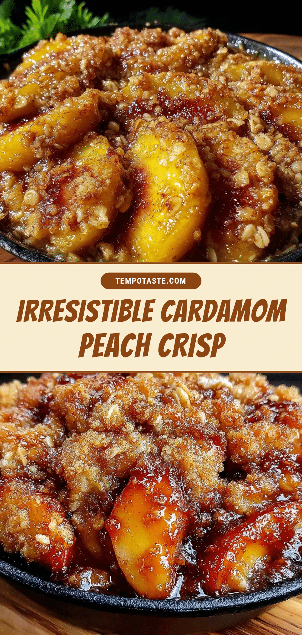 cozy cast iron skillet peach crisp recipe