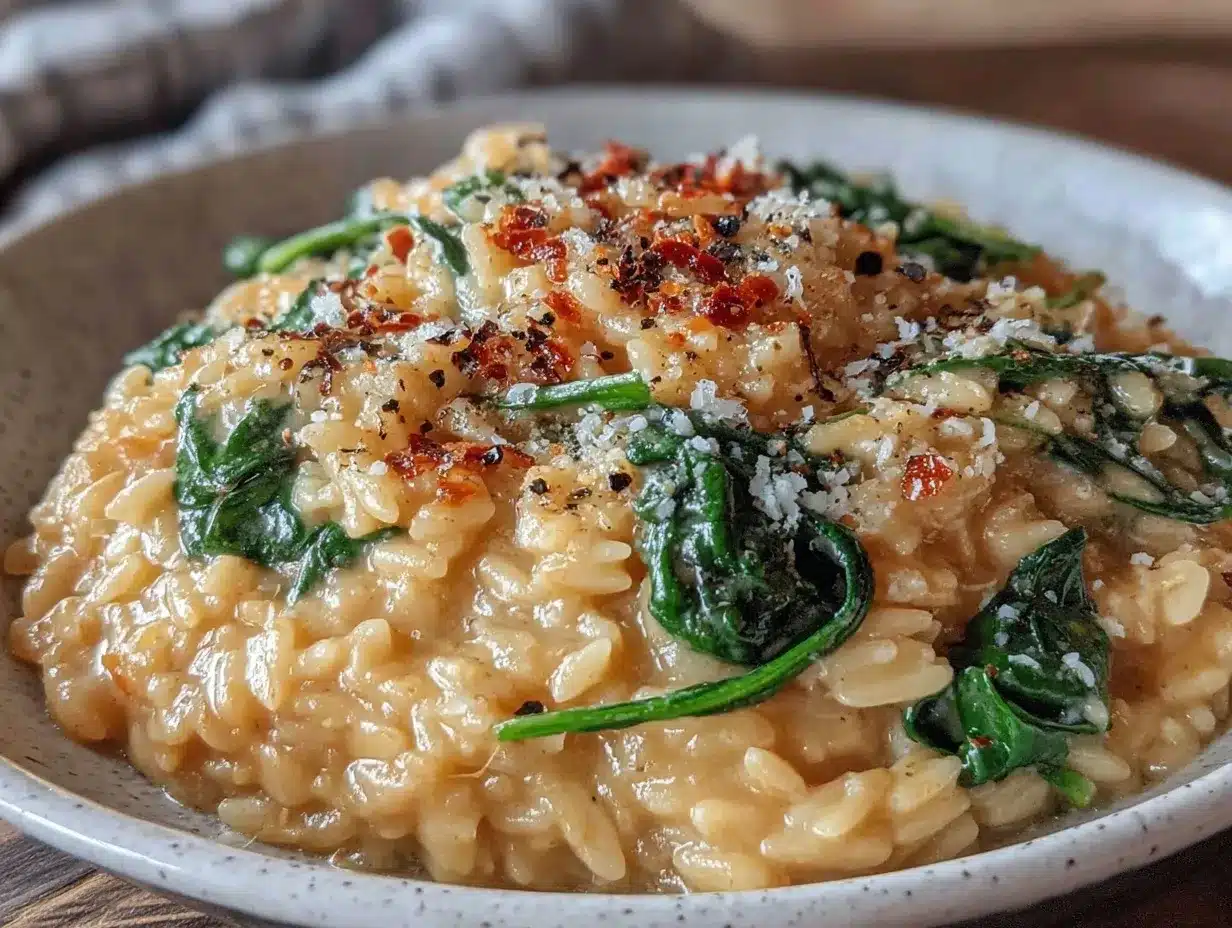 creamy garlic parmesan orzo preparation steps