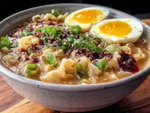 creamy miso ramen noodles - featured image