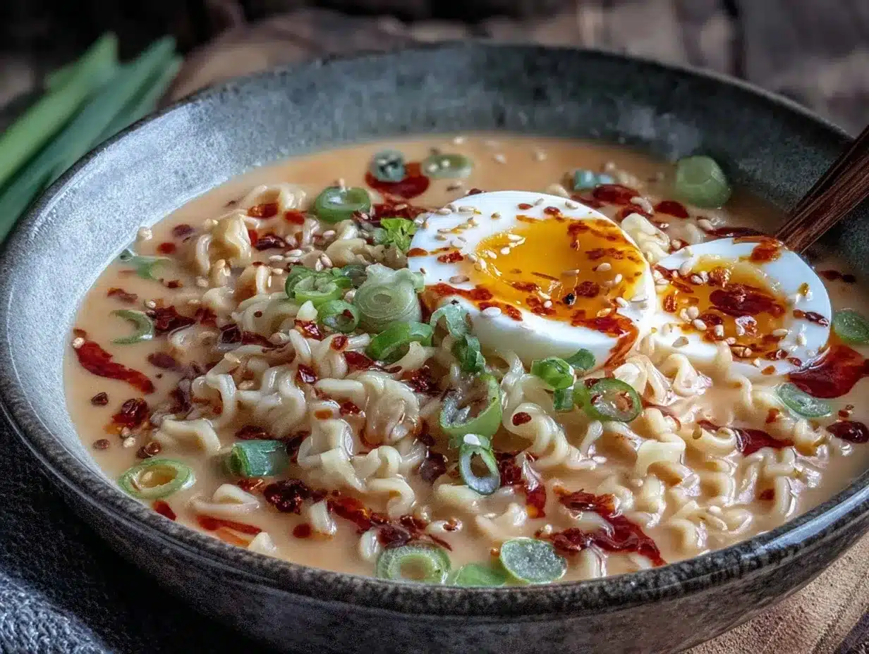 creamy miso ramen noodles preparation steps