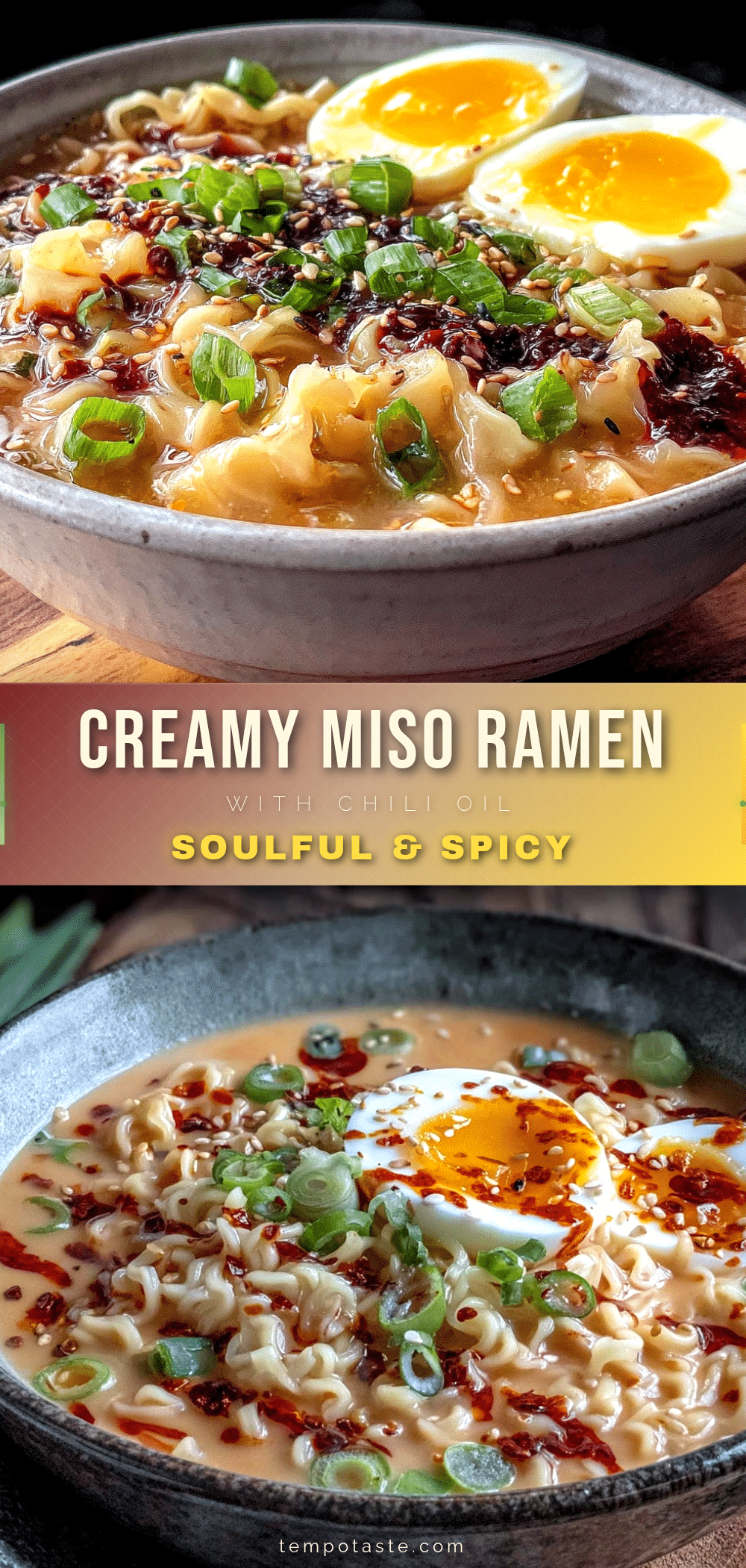 creamy miso ramen noodles recipe