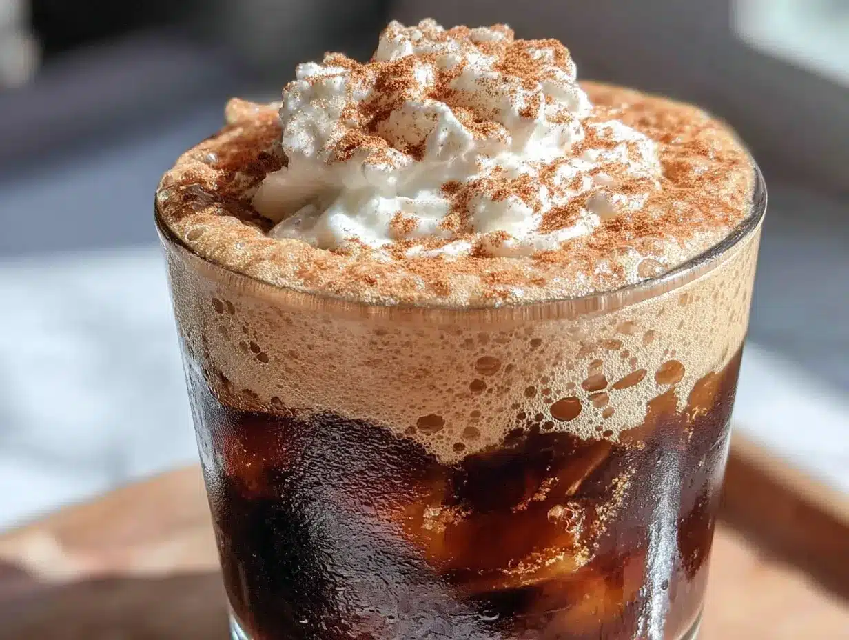 creamy pumpkin cold foam latte preparation steps