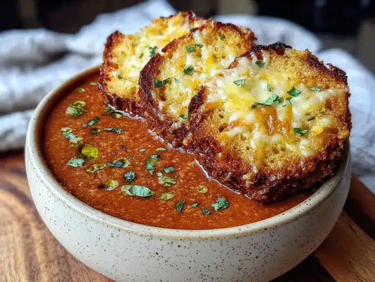 creamy roasted heirloom tomato bisque - featured image