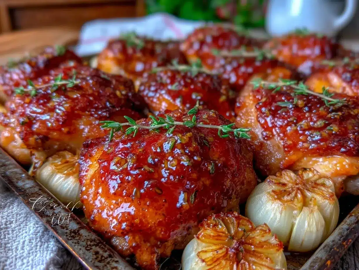 crispy honey mustard chicken thighs preparation steps