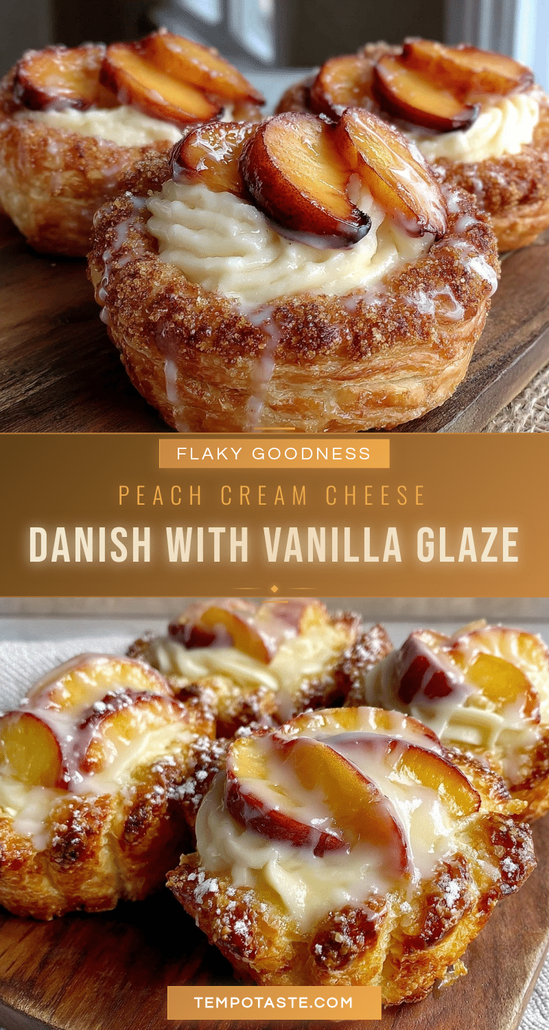 crispy peach cream cheese danish recipe