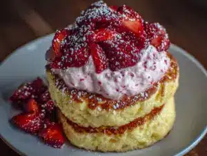 fluffy japanese soufflé pancakes - featured image