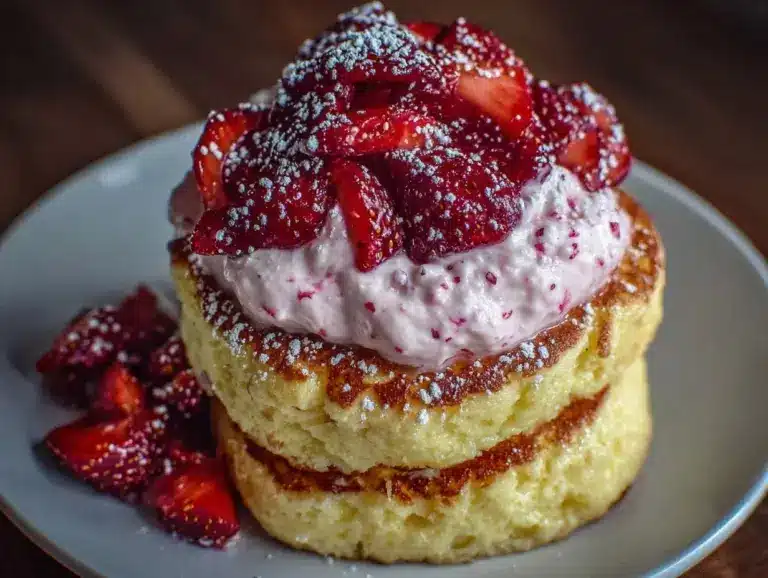 fluffy japanese soufflé pancakes - featured image