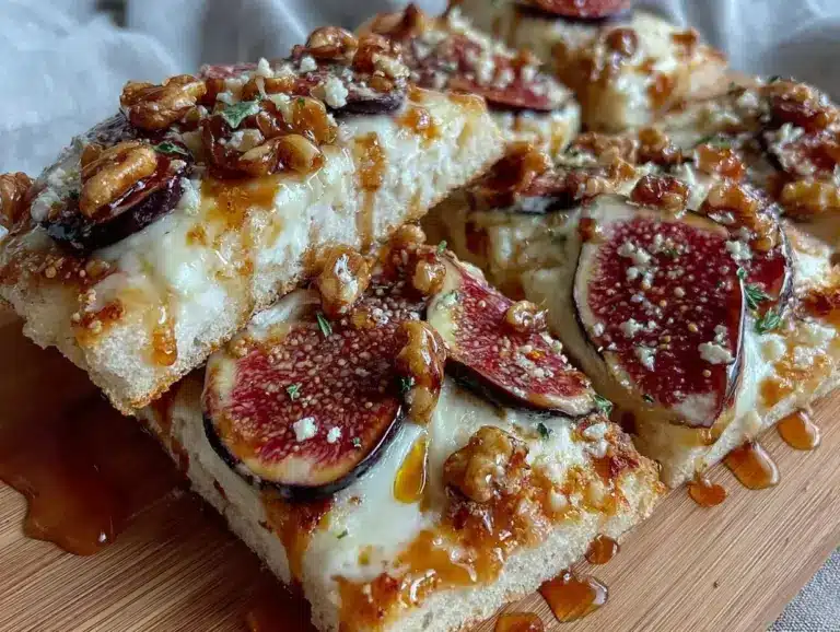 fresh fig and brie flatbread - featured image