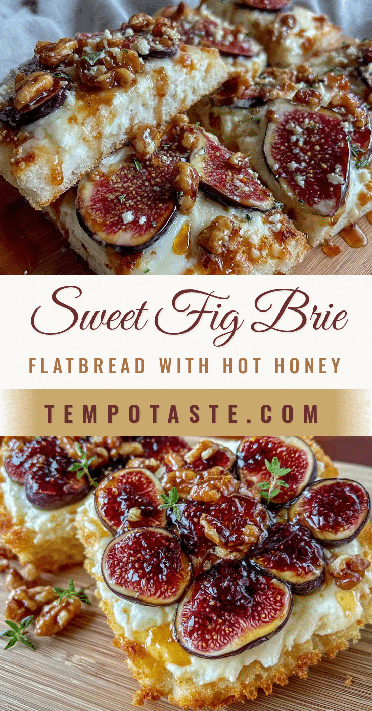 fresh fig and brie flatbread recipe