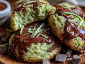 fudgy zucchini cookies - featured image