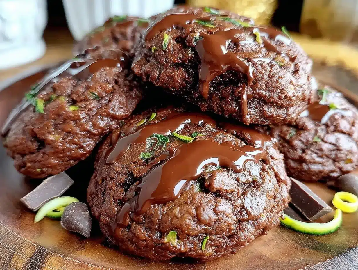 fudgy zucchini cookies preparation steps