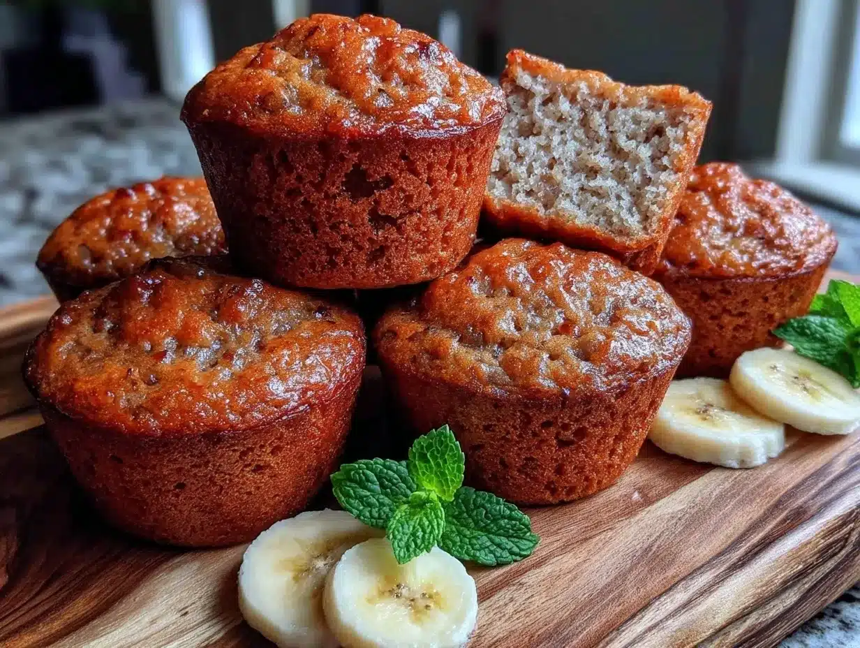 Greek Yogurt Banana Protein Muffins preparation steps