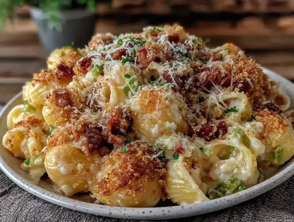 Hatch green chile mac and cheese - featured image