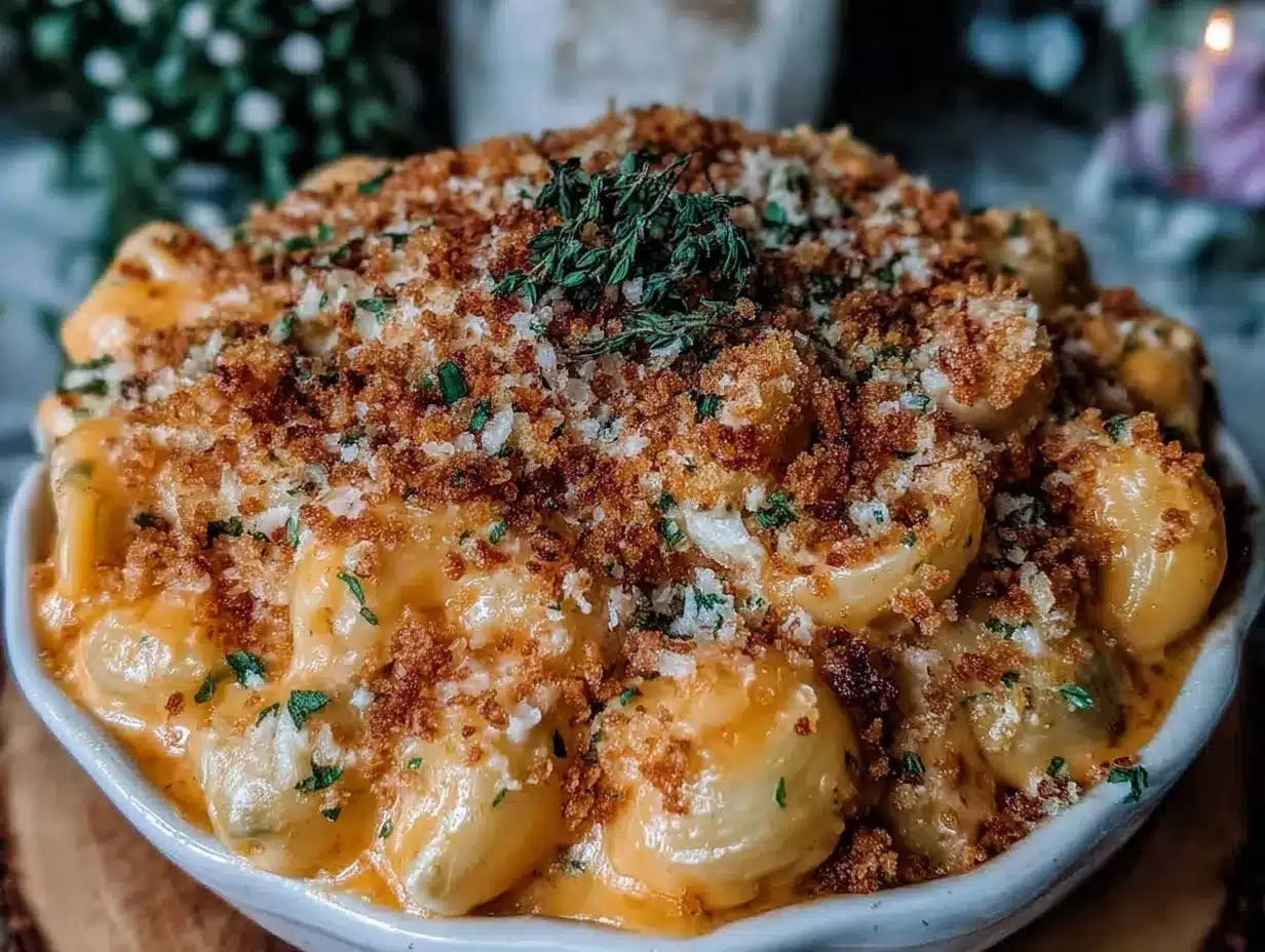 Hatch green chile mac and cheese preparation steps