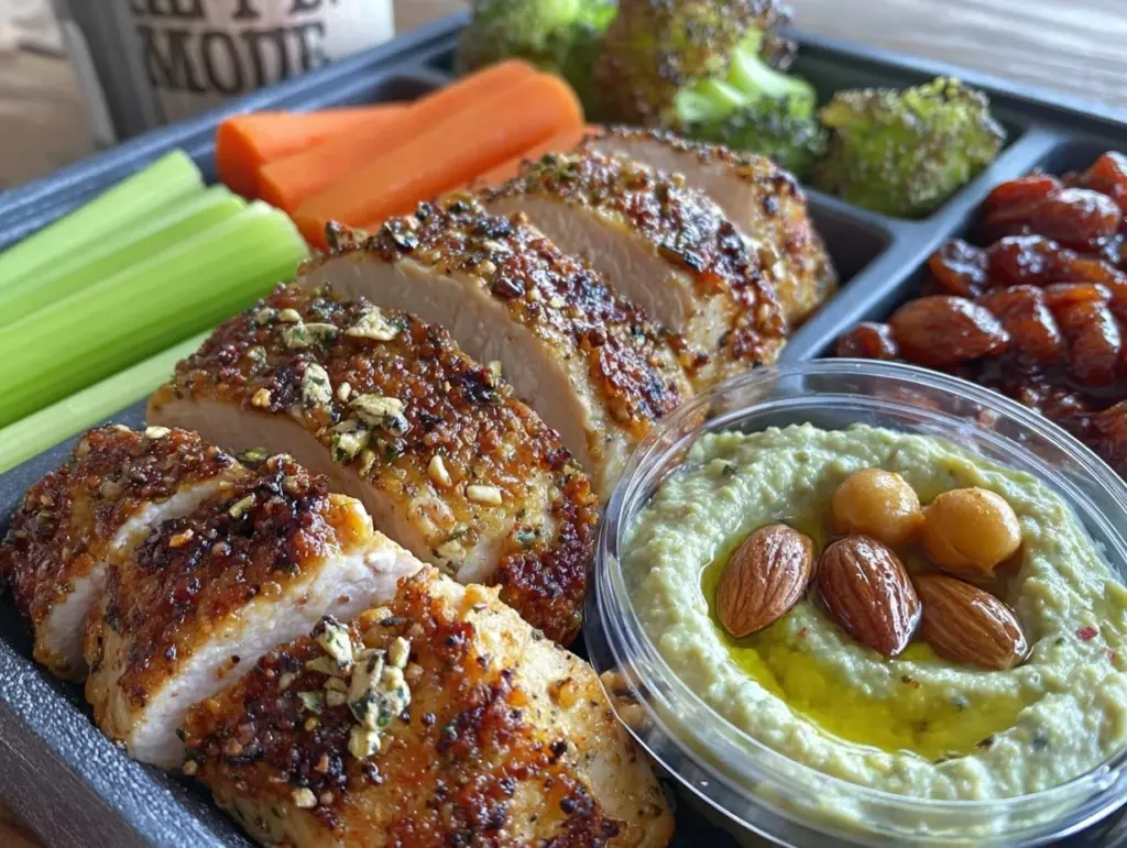 healthy high-protein snack box - featured image