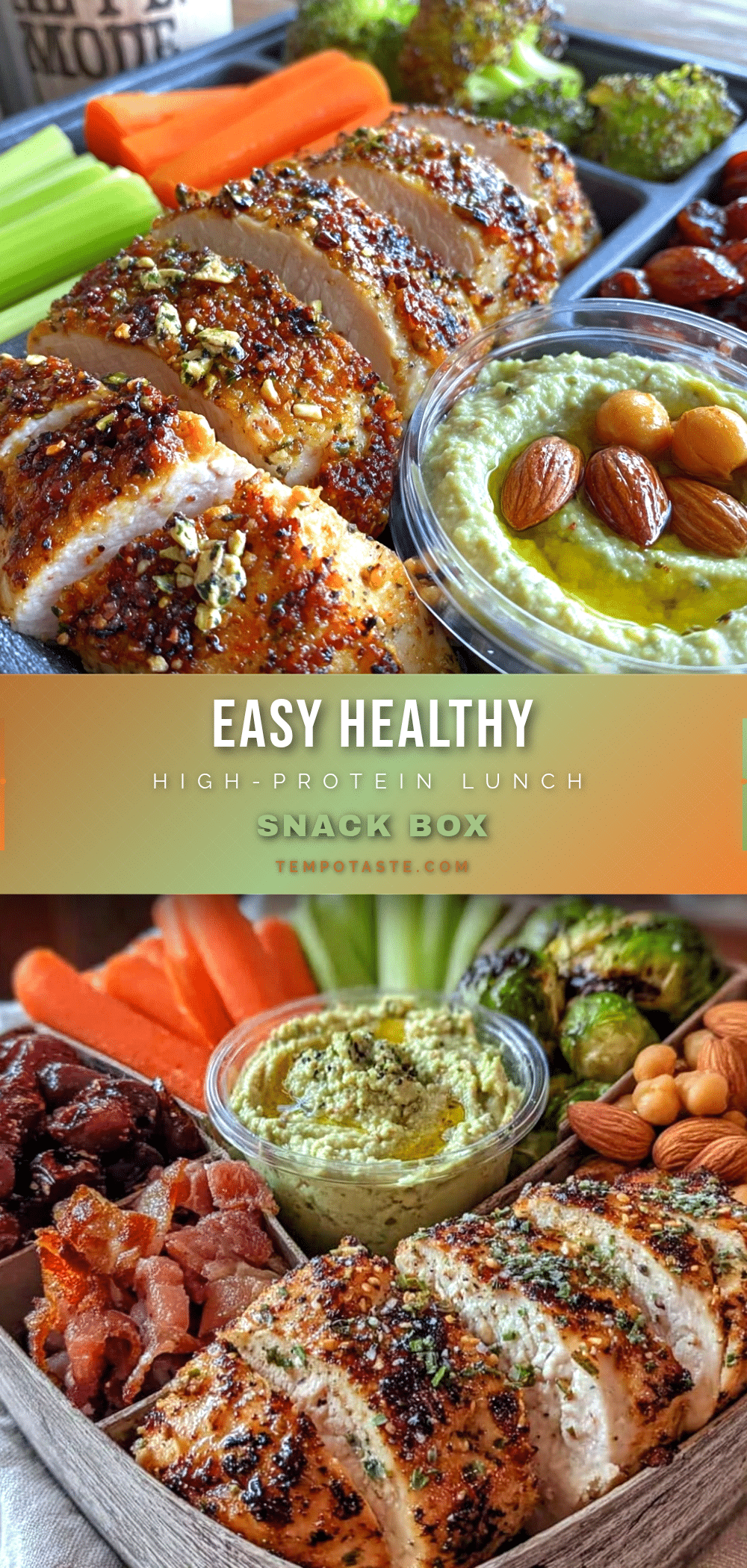 healthy high-protein snack box recipe