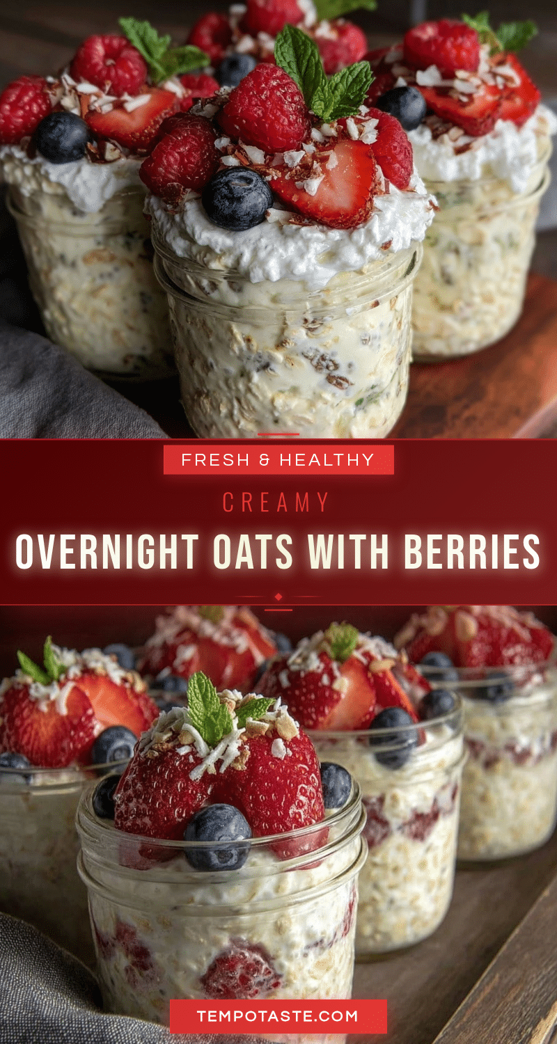 healthy overnight oats meal-prep recipe