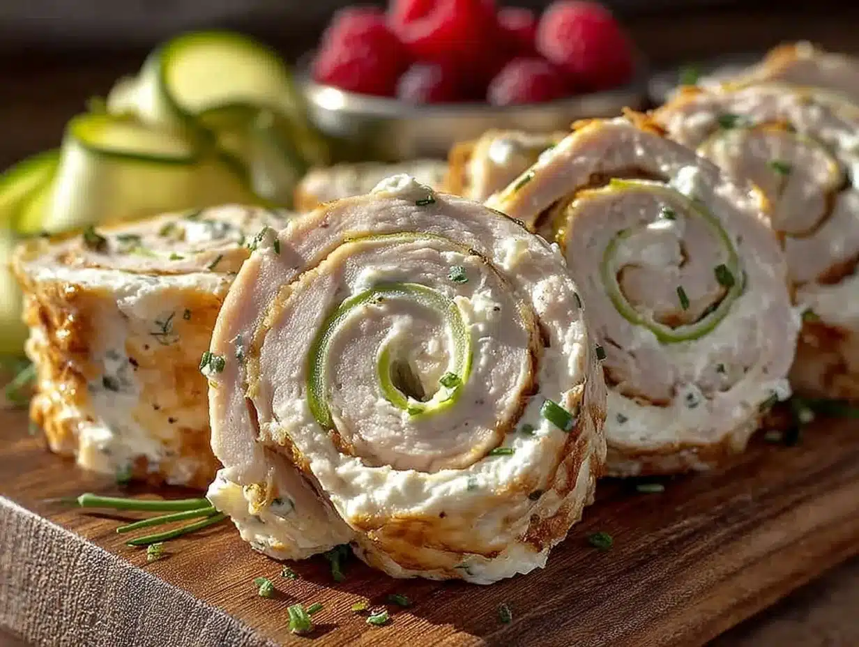 herbed turkey pinwheels preparation steps