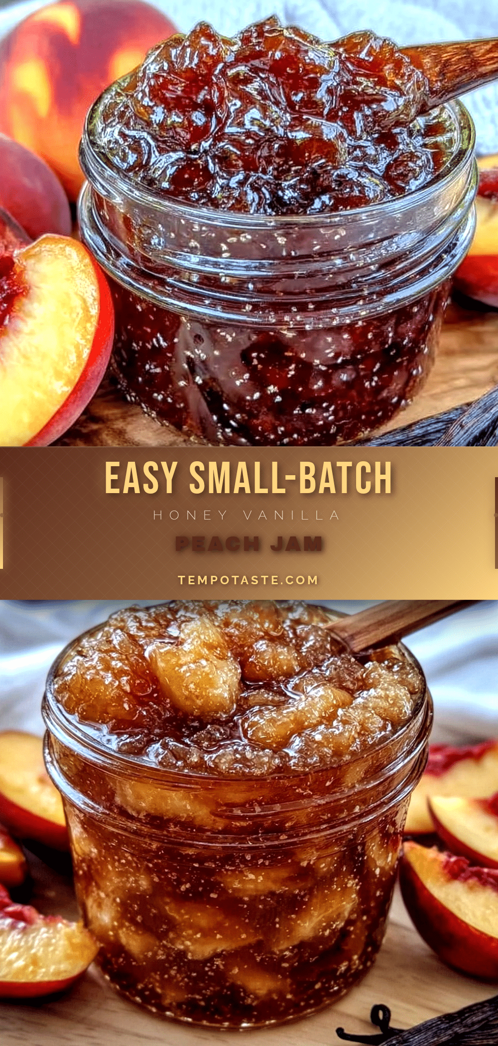 honey vanilla peach jam recipe