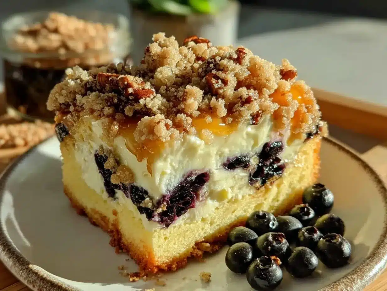 huckleberry cream cheese coffee cake preparation steps