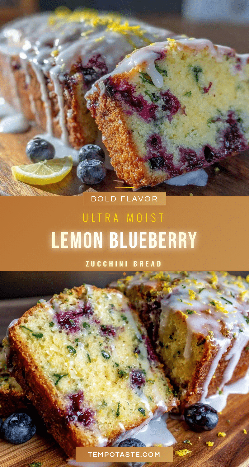 lemon blueberry zucchini bread recipe