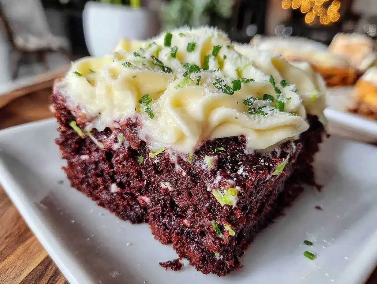 moist double chocolate zucchini cake preparation steps