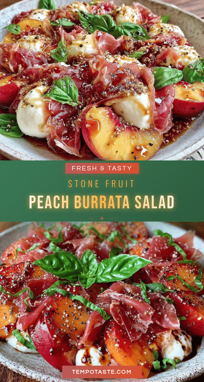 peach burrata salad recipe