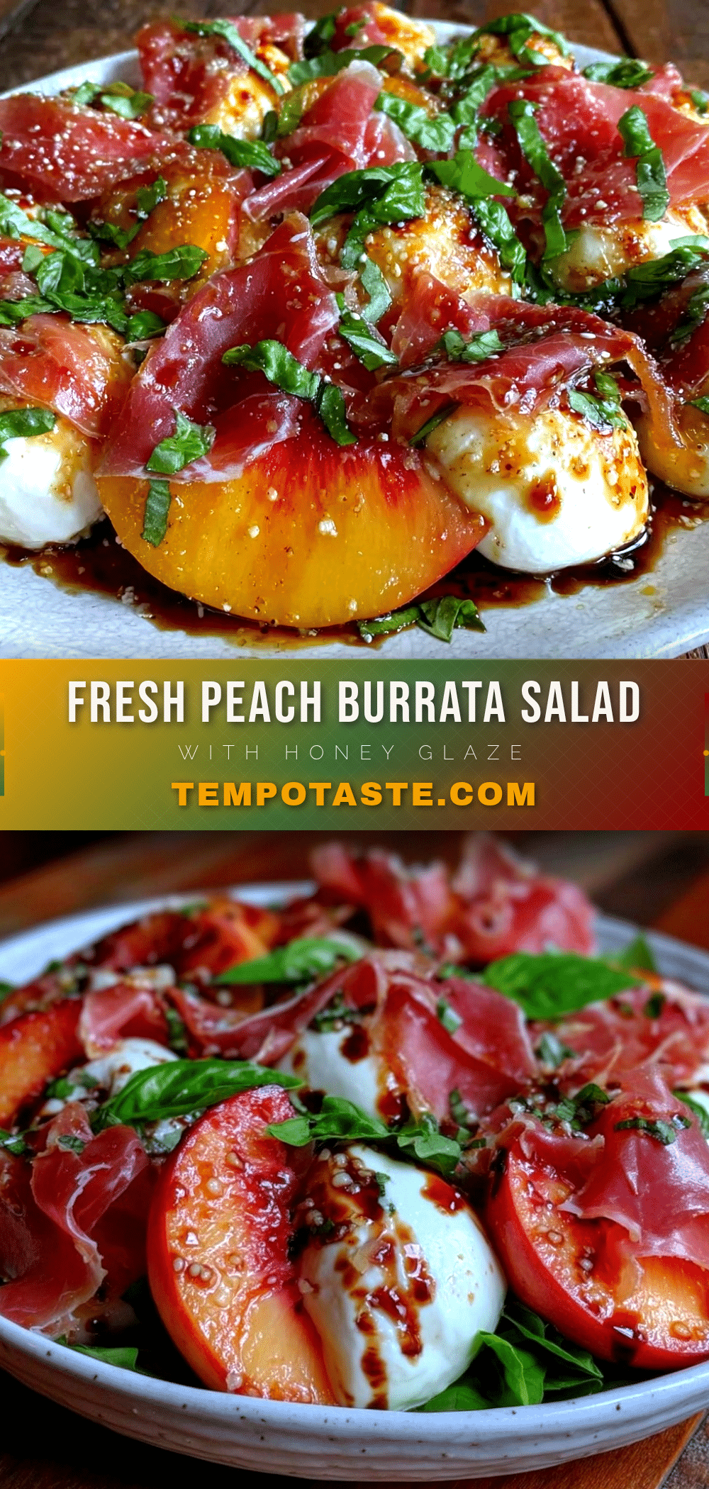 peach burrata salad recipe