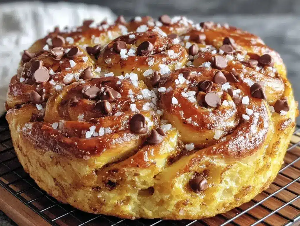 pumpkin chocolate chip sourdough focaccia - featured image