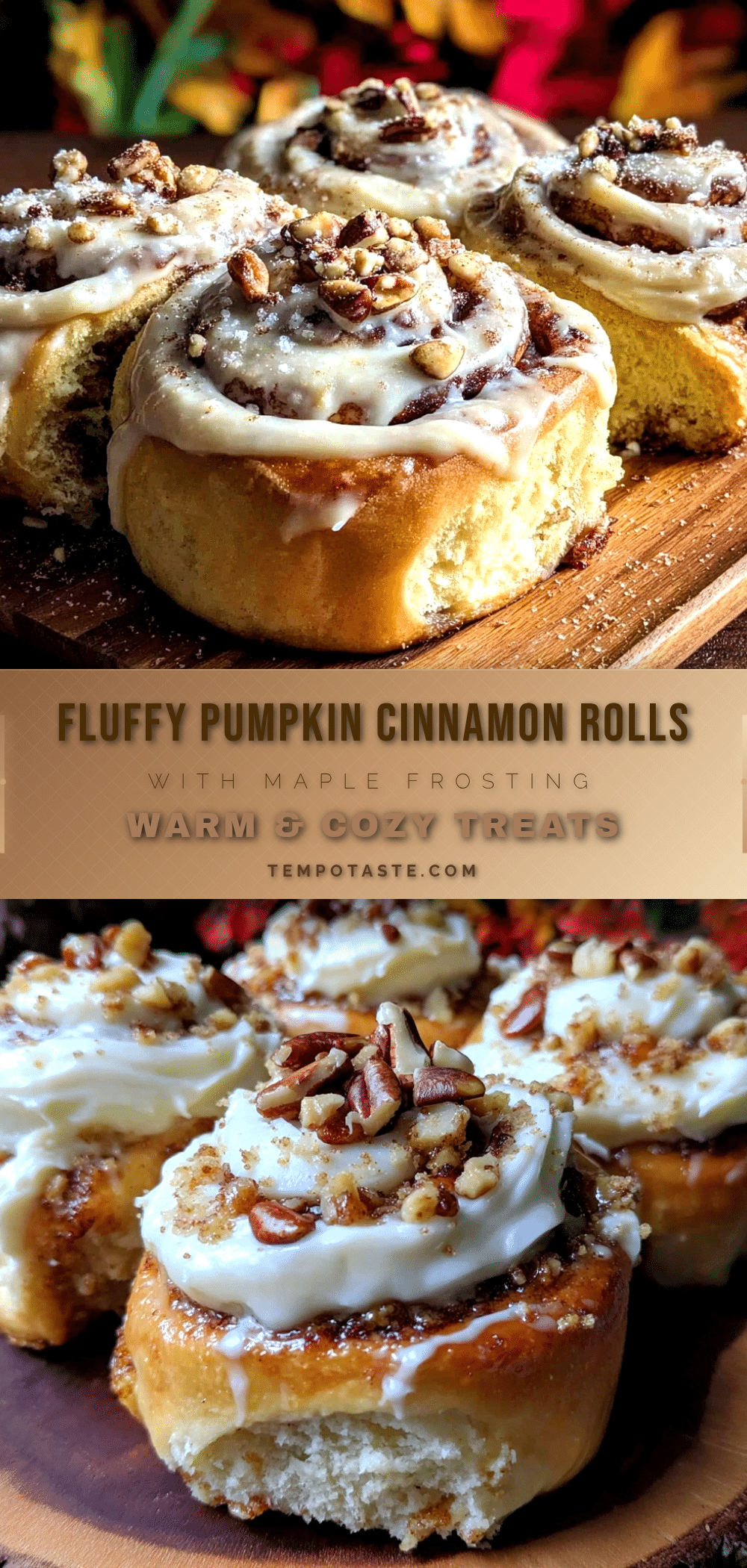 pumpkin cinnamon rolls recipe