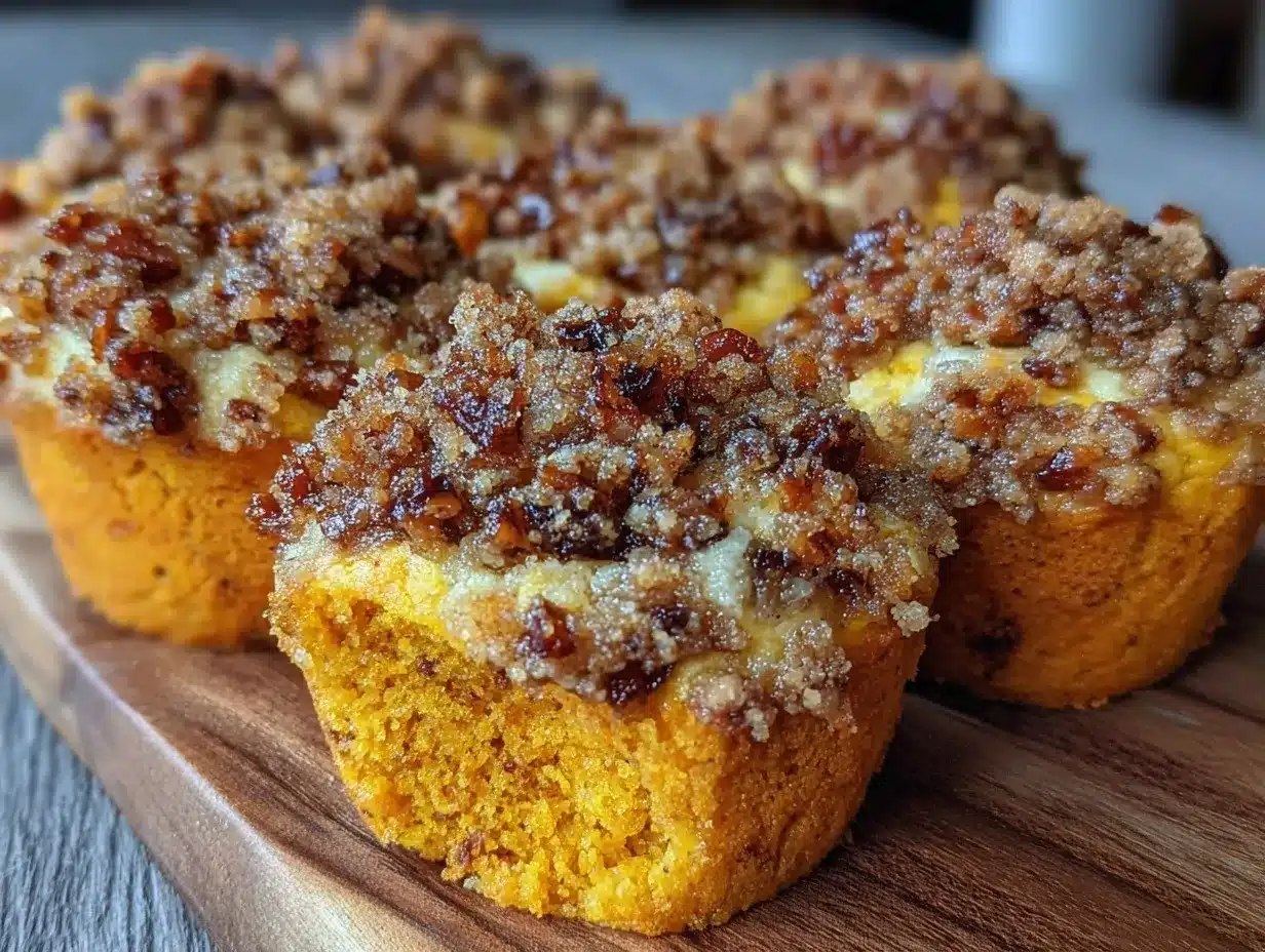 pumpkin cream cheese muffins preparation steps