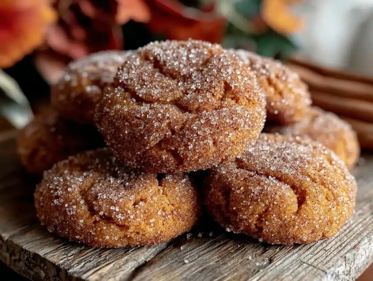 pumpkin snickerdoodle cookies preparation steps