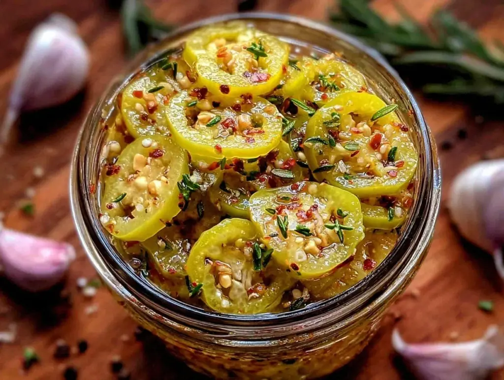 quick tangy pickled banana peppers - featured image