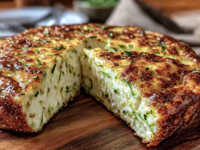 savory zucchini gruyère crustless quiche - featured image