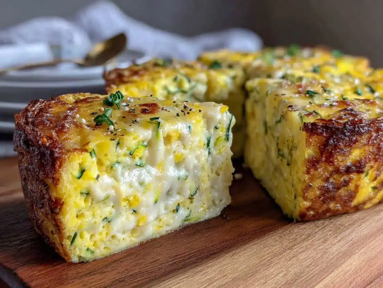 savory zucchini gruyère crustless quiche preparation steps