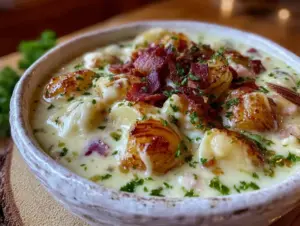 slow cooker clam chowder - featured image